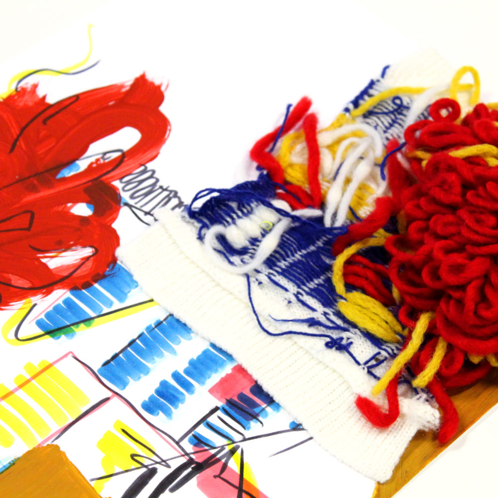 yarn and painting